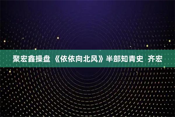 聚宏鑫操盘 《依依向北风》半部知青史  齐宏